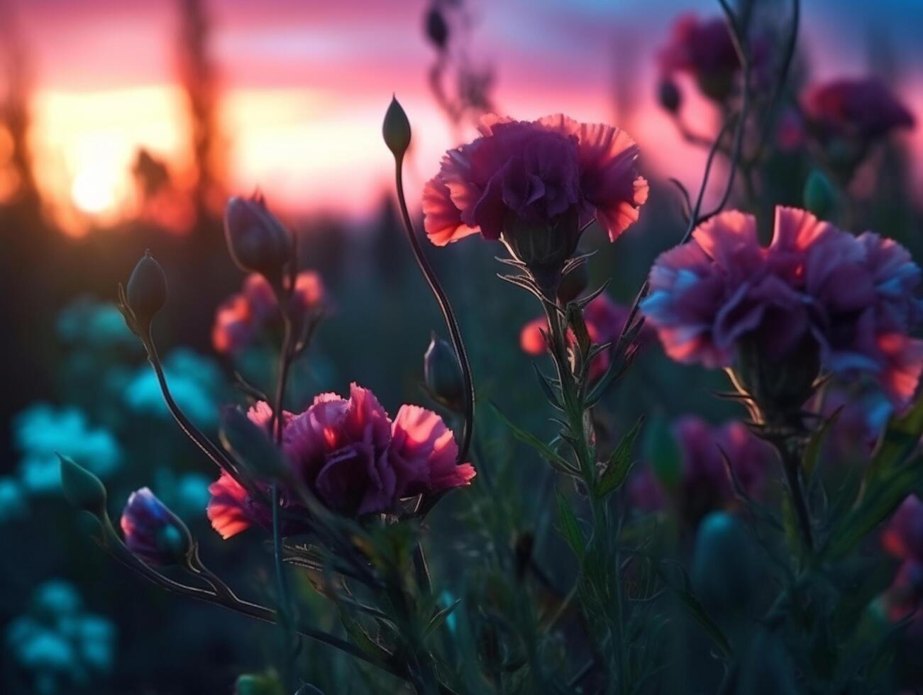 Spring Flower Natural Background Illustration photo