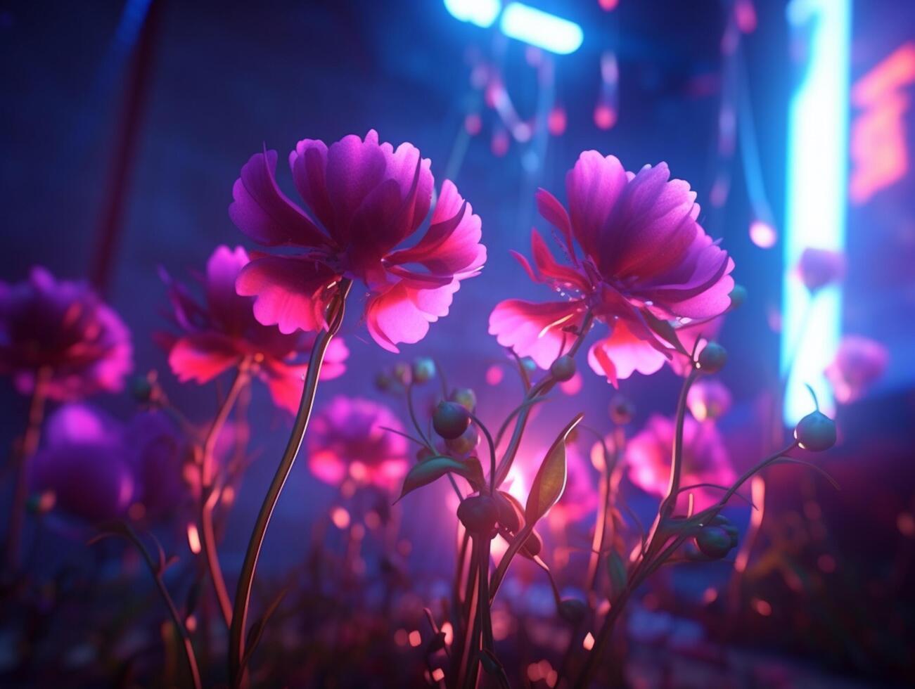 Spring Flower Natural Background Illustration photo