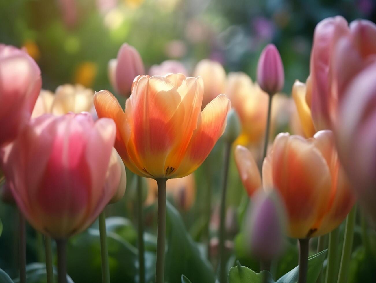 Tulip Flower. aesthetic photo
