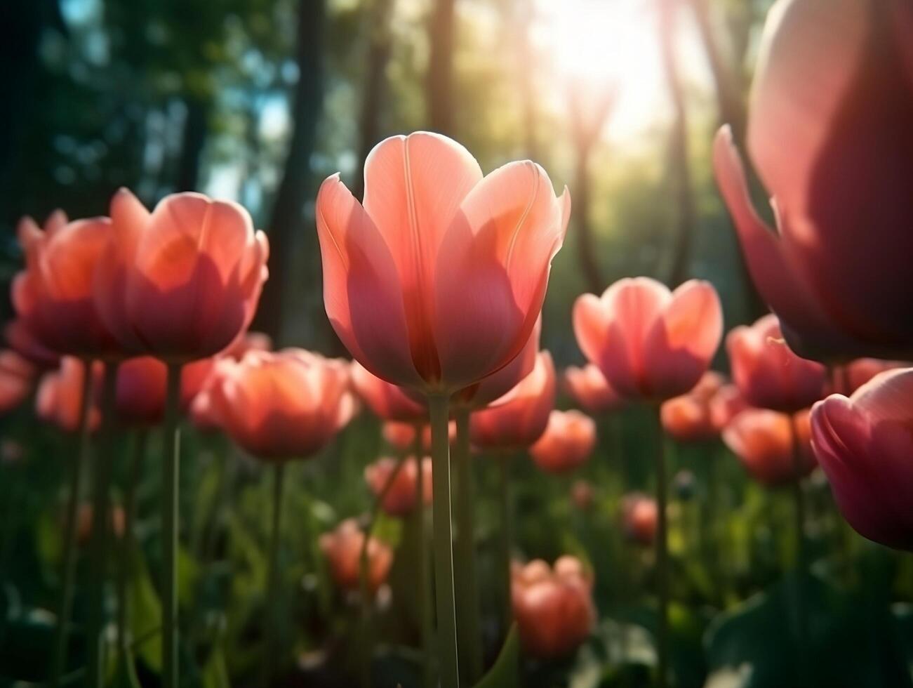 Tulip Flower. aesthetic photo