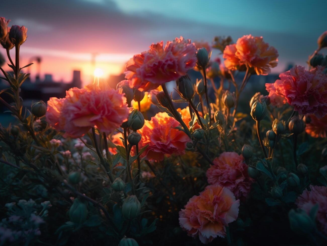Spring Flower Natural Background Illustration photo