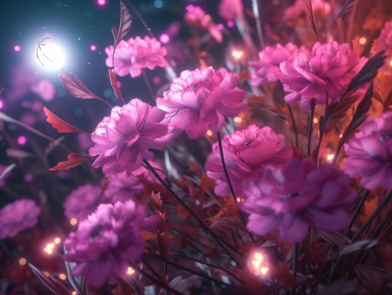 Spring Flower Natural Background Illustration photo