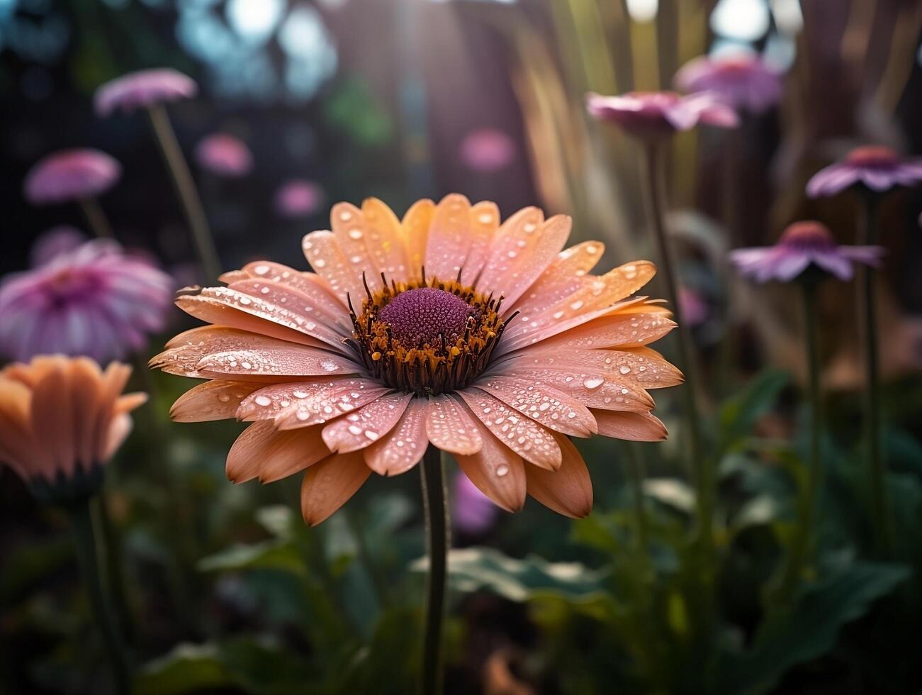 Spring Flower Natural Background Illustration photo