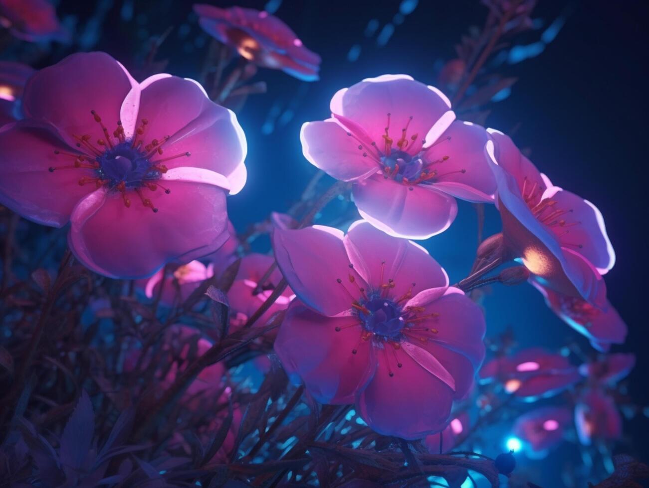 Spring Flower Natural Background Illustration photo
