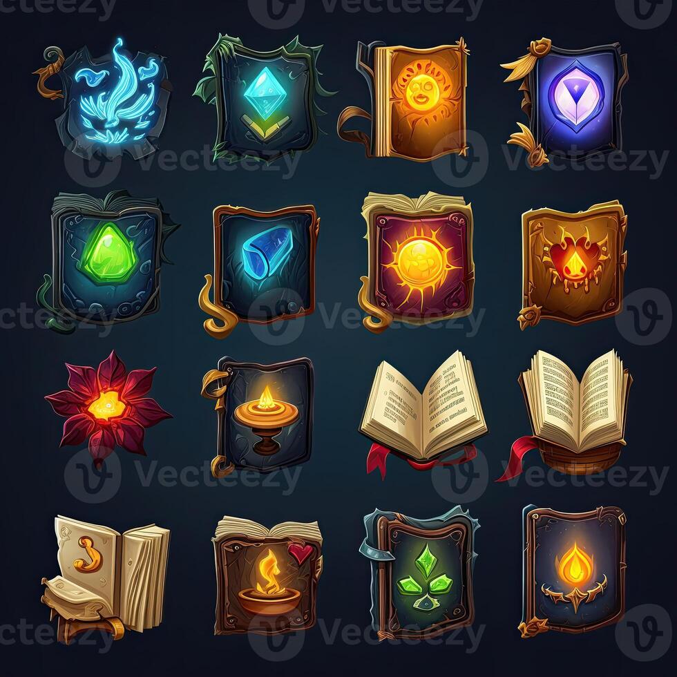 interface magic book game photo