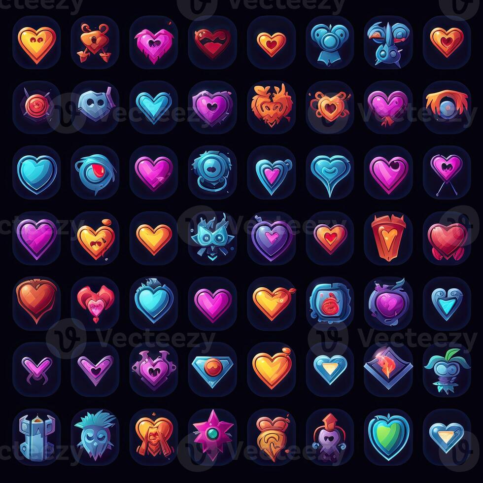 digital heart game photo