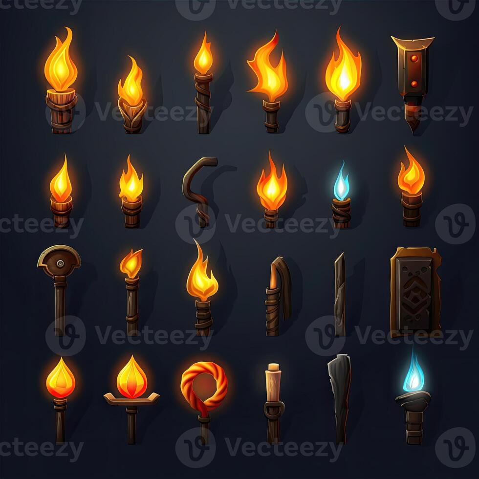 light torch fire game photo