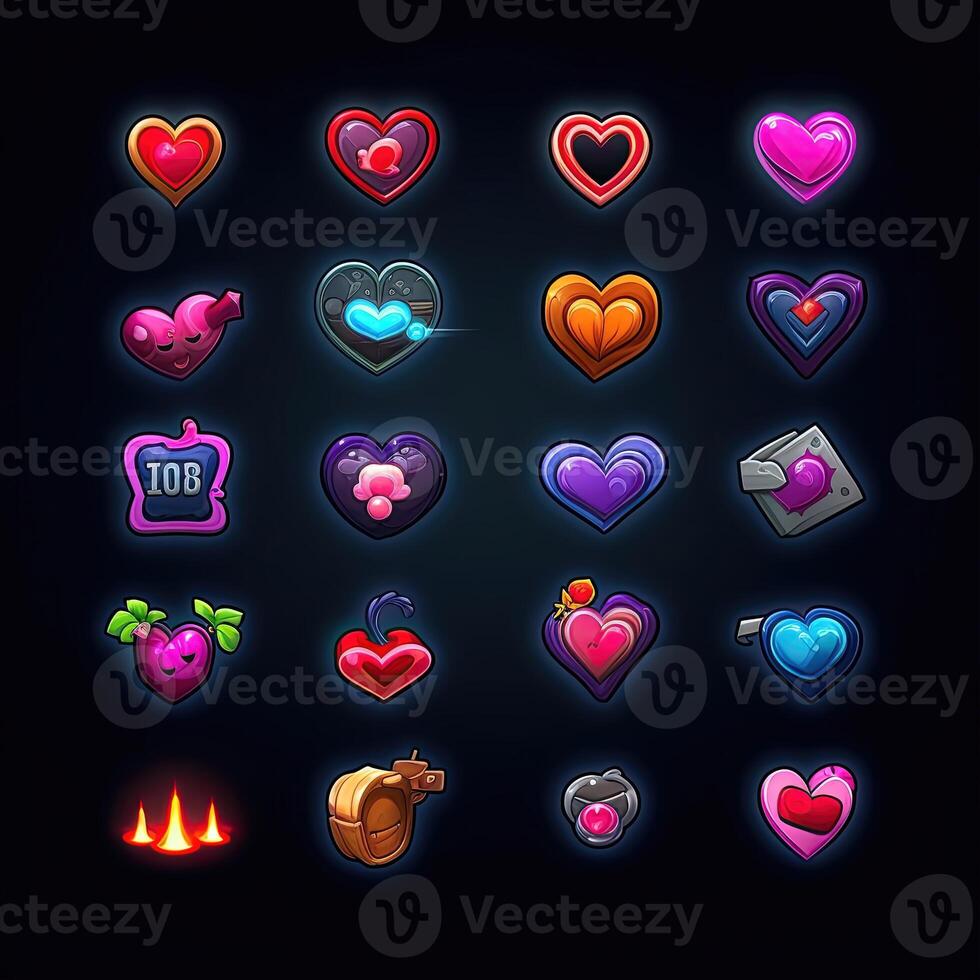 sign heart game photo