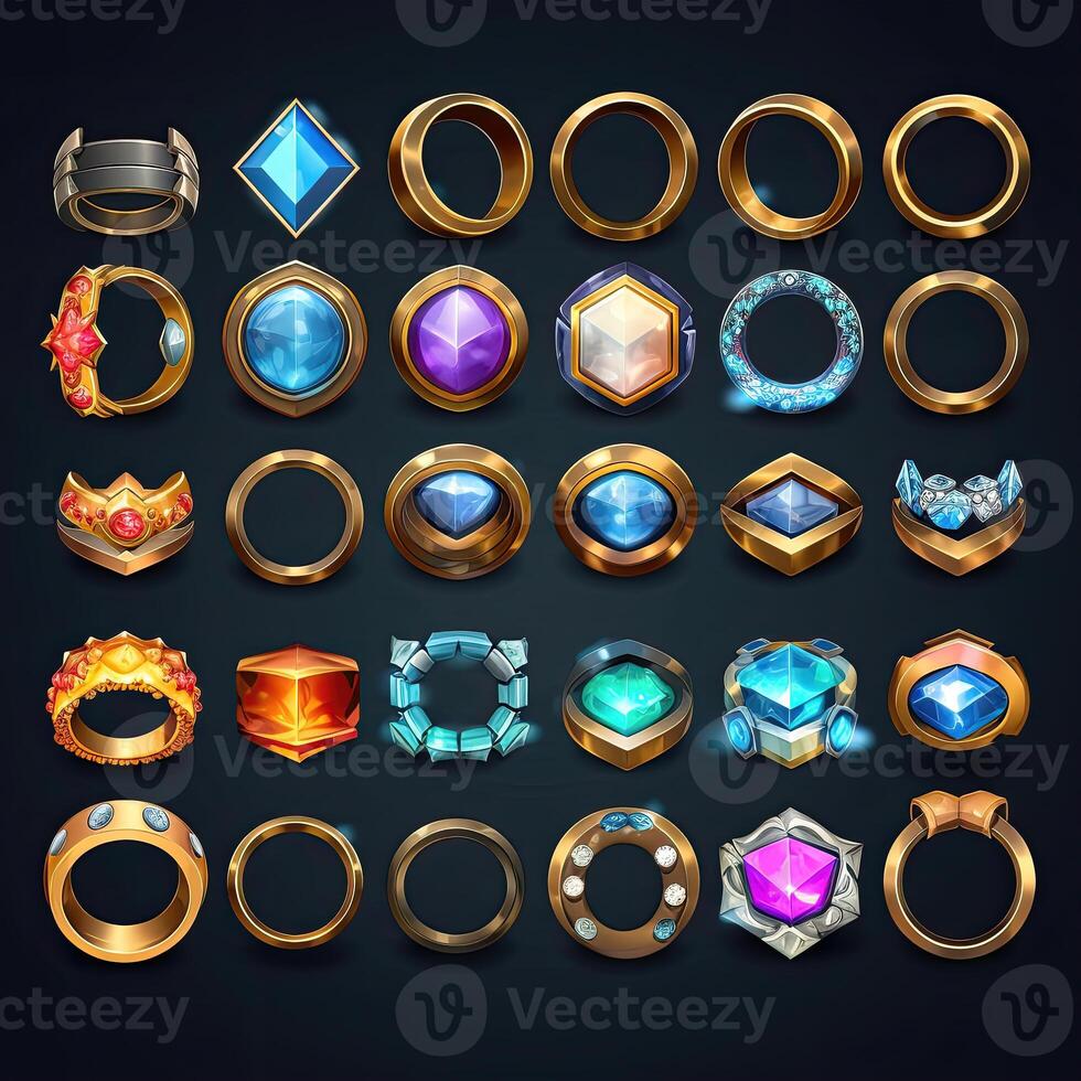 3d ring circle game photo