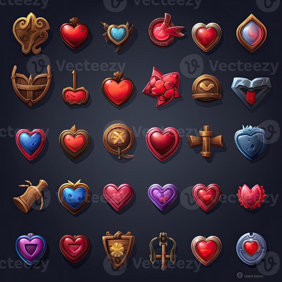 arcade heart game photo