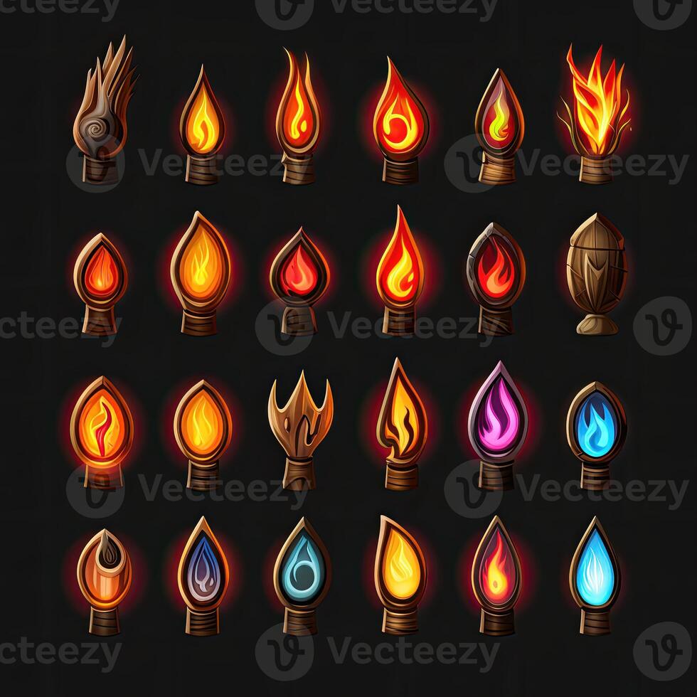 winner torch fire game photo