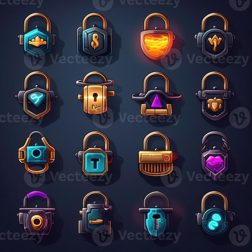 secret lock key game photo