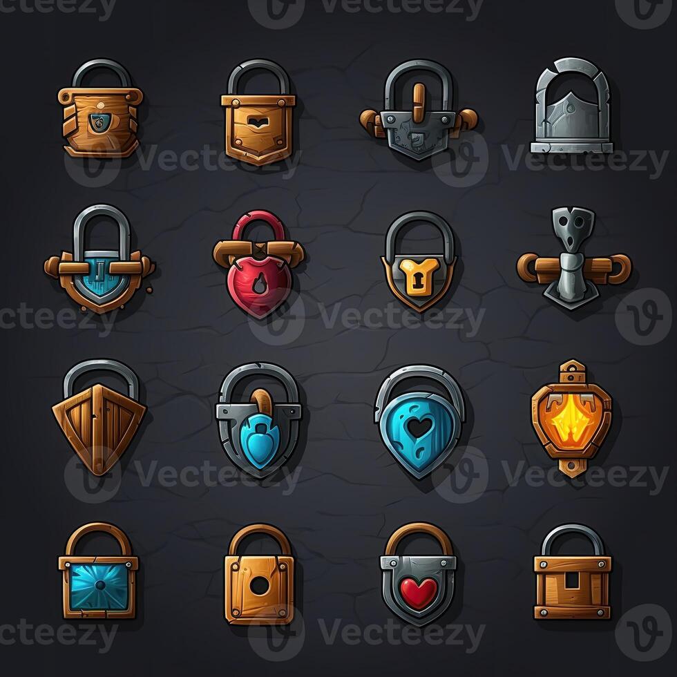 secret lock key game 23773961 Stock Photo at Vecteezy