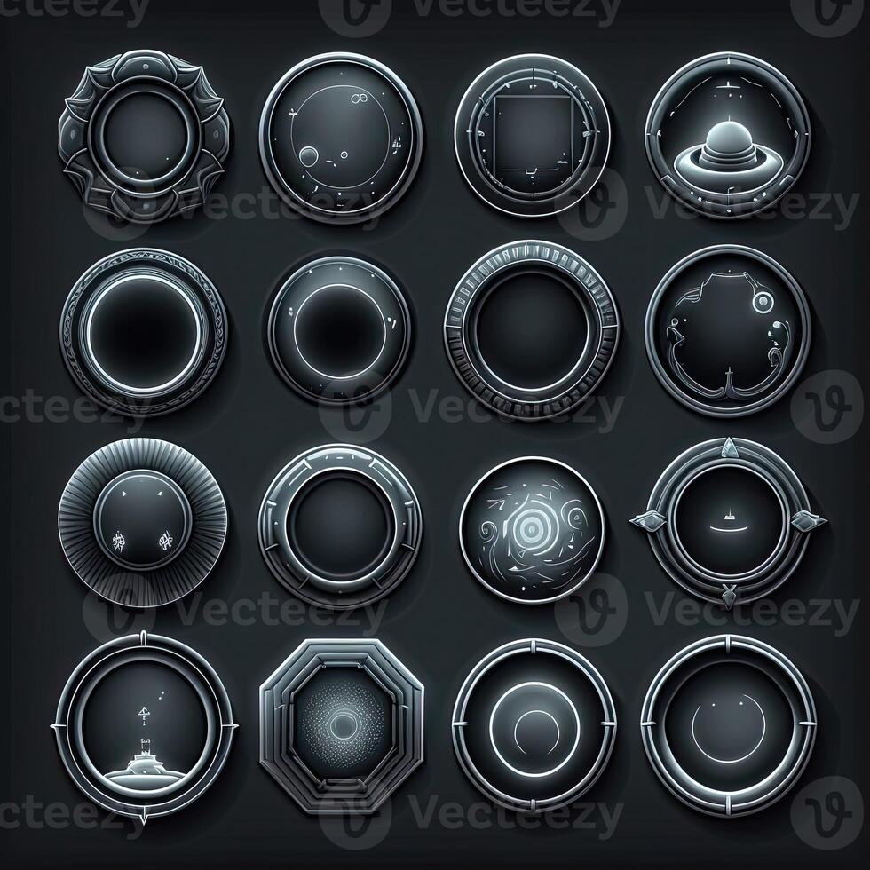 ui round frame game photo