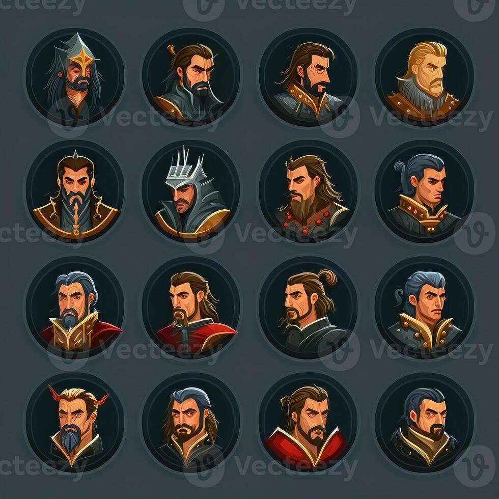 kingdom medieval character avatar photo