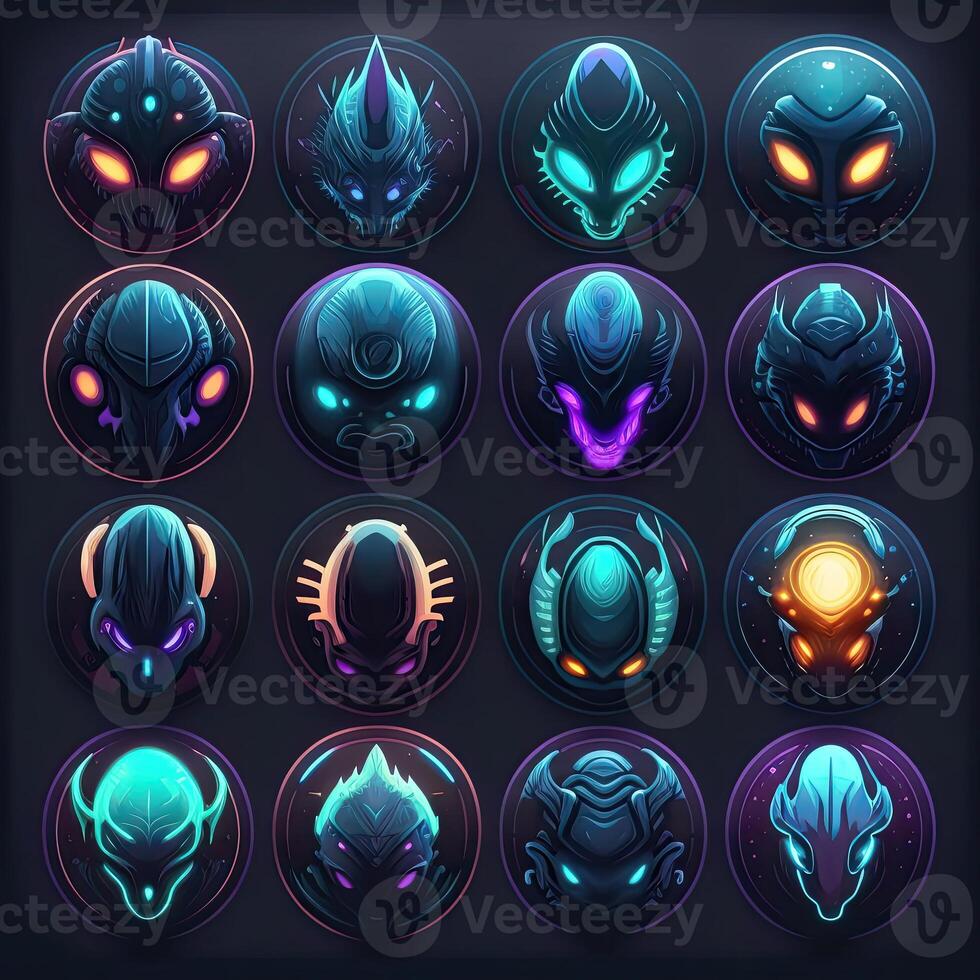 background alien space avatar photo
