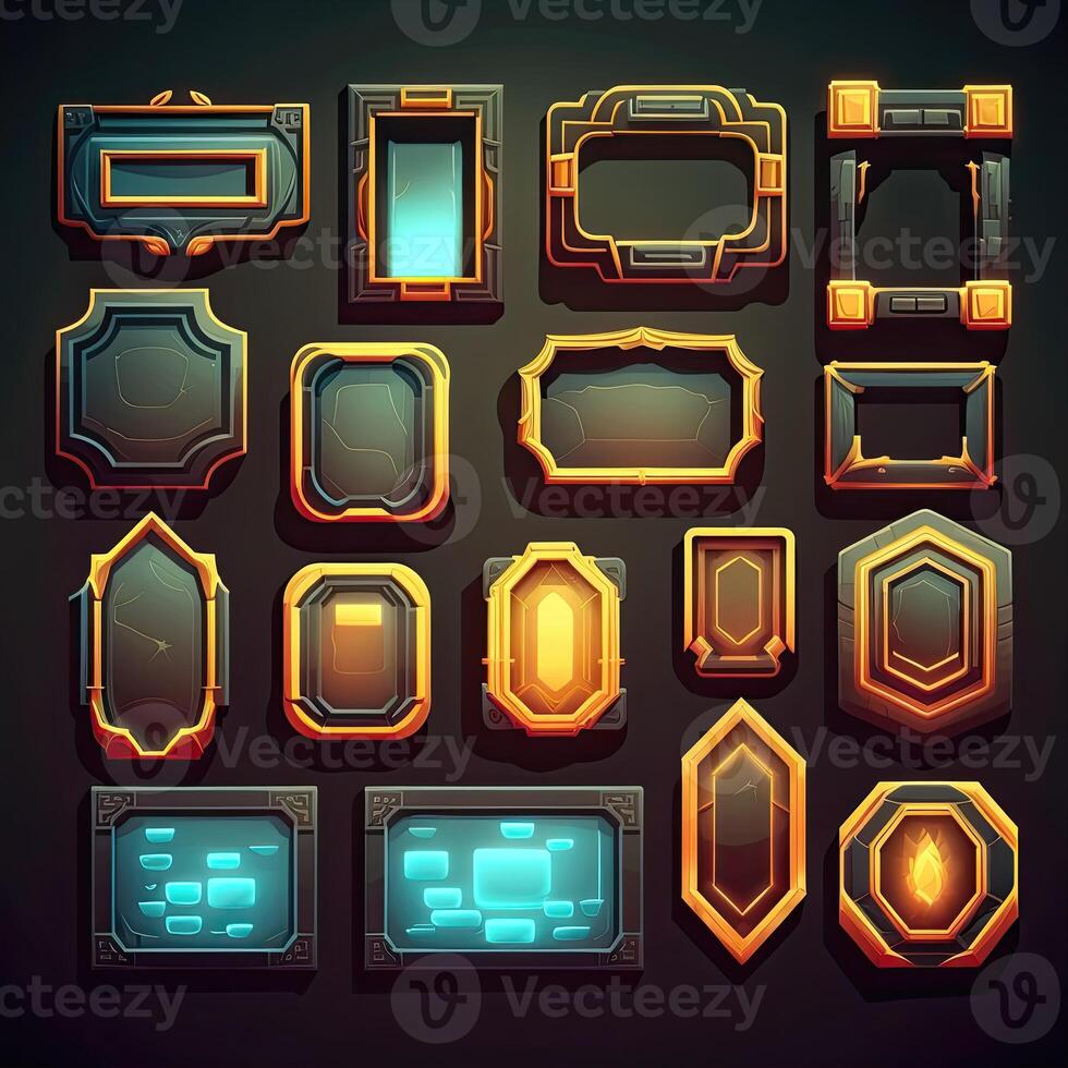 menu rectangle frame game photo
