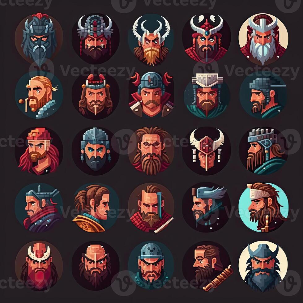 gui viking ancient warrior photo