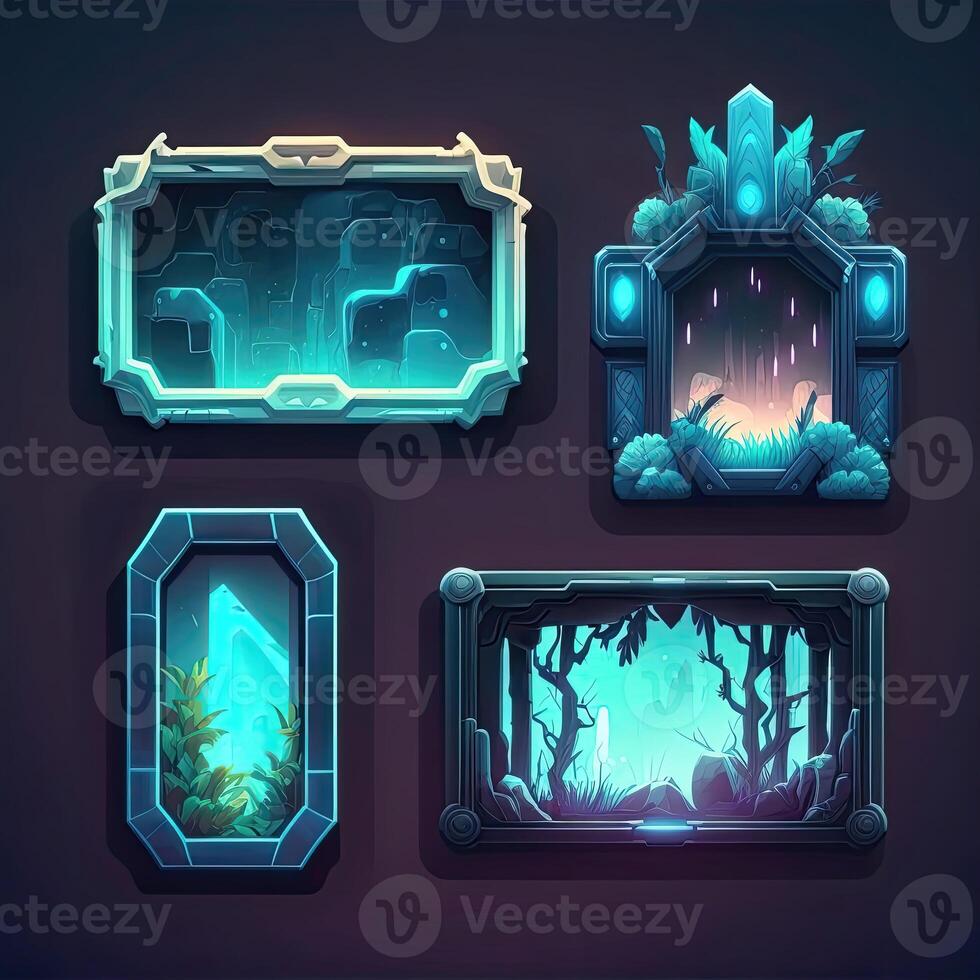 icon rectangle frame game photo