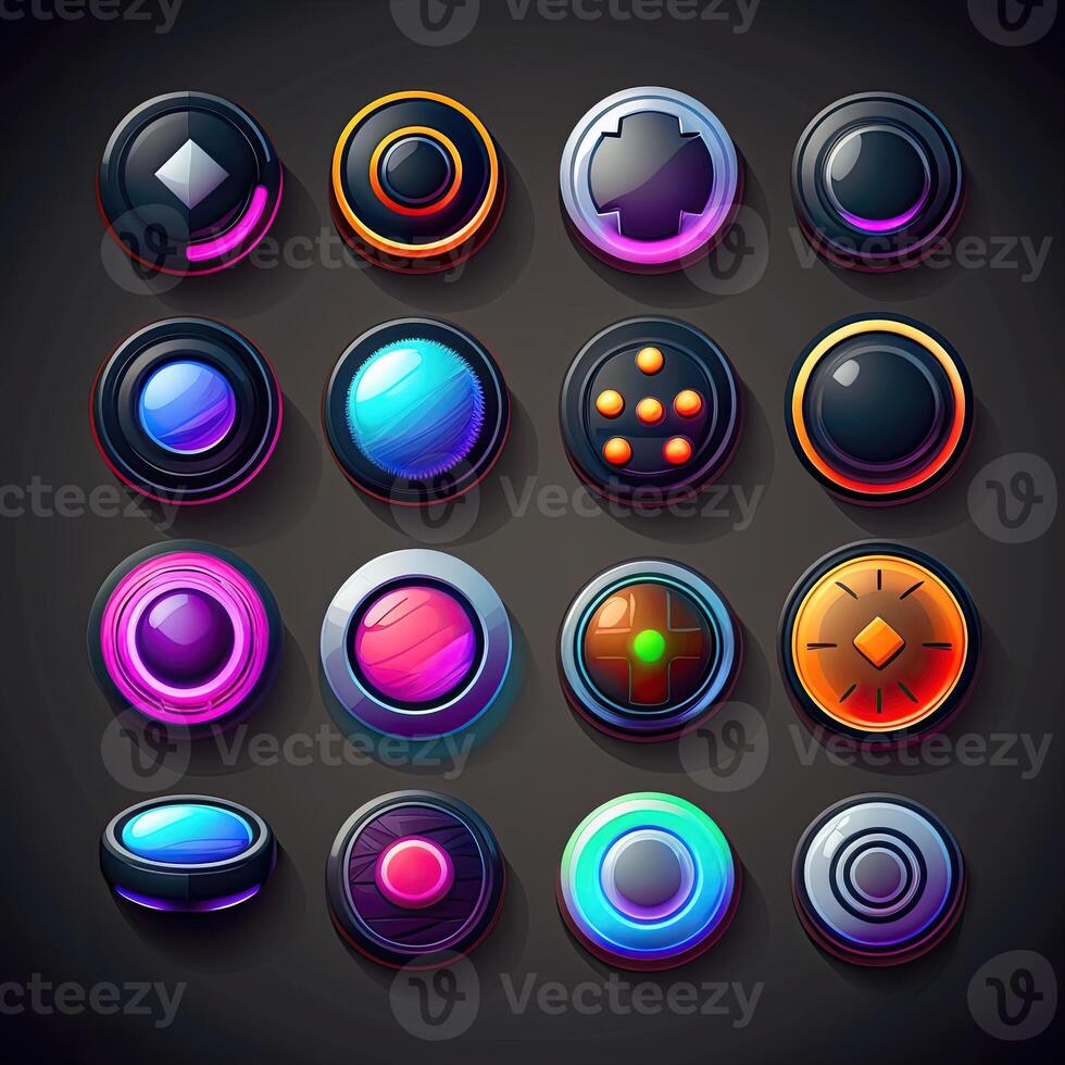 gui round game button photo
