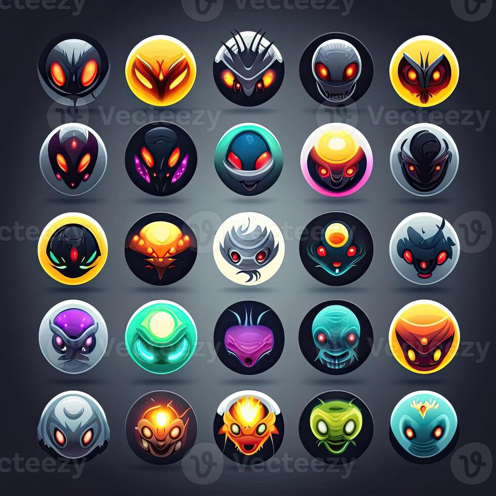 icon alien space avatar photo