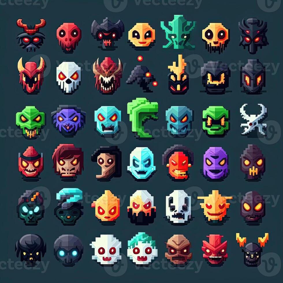 expression monster character avatar photo