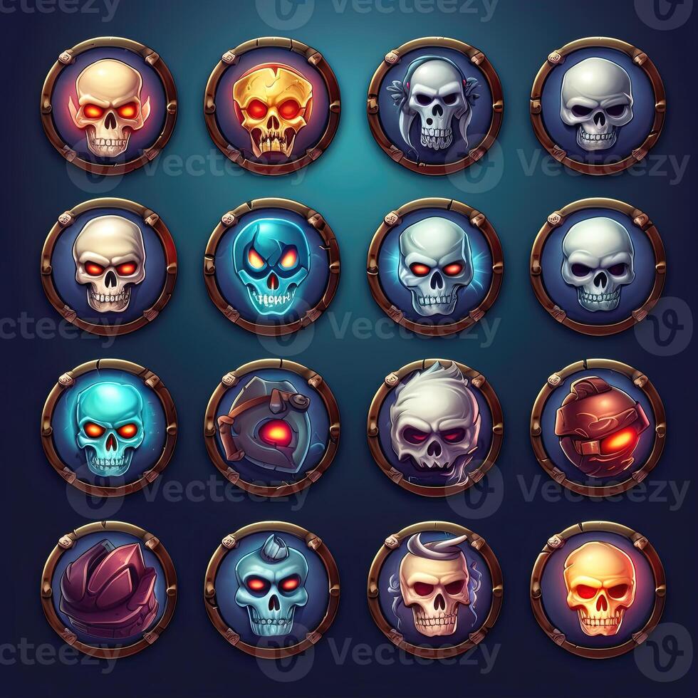design skull death game photo