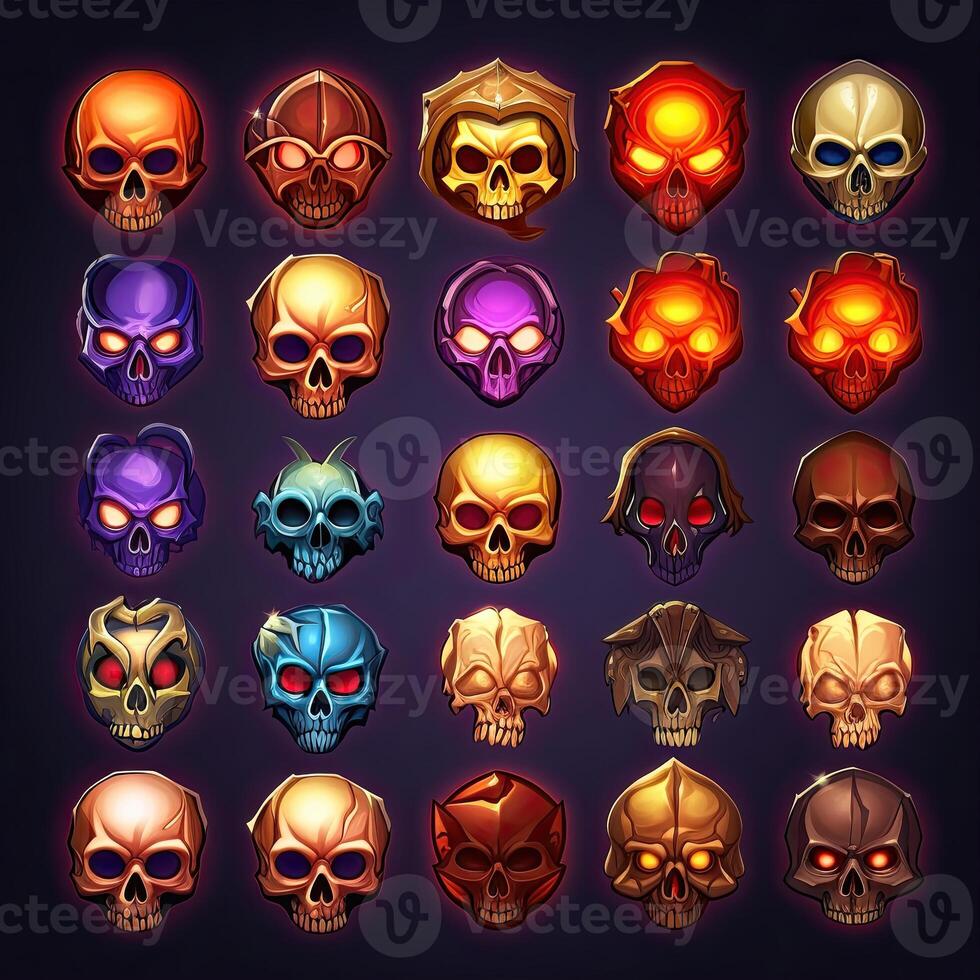 gothic skull death game photo