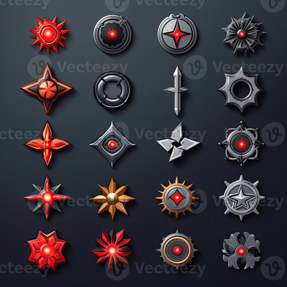 iron shuriken weapon game photo