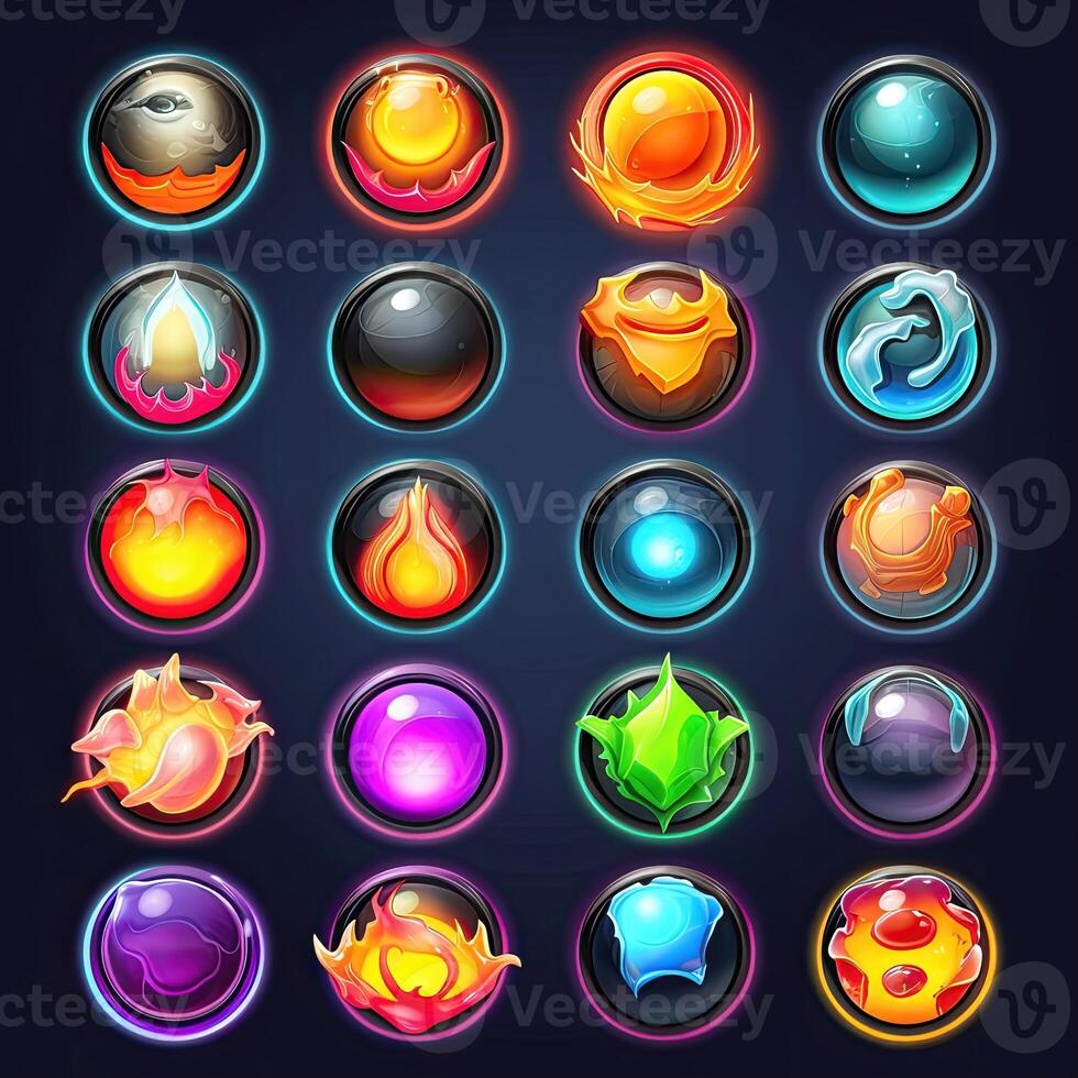 realistic magic sphere game photo