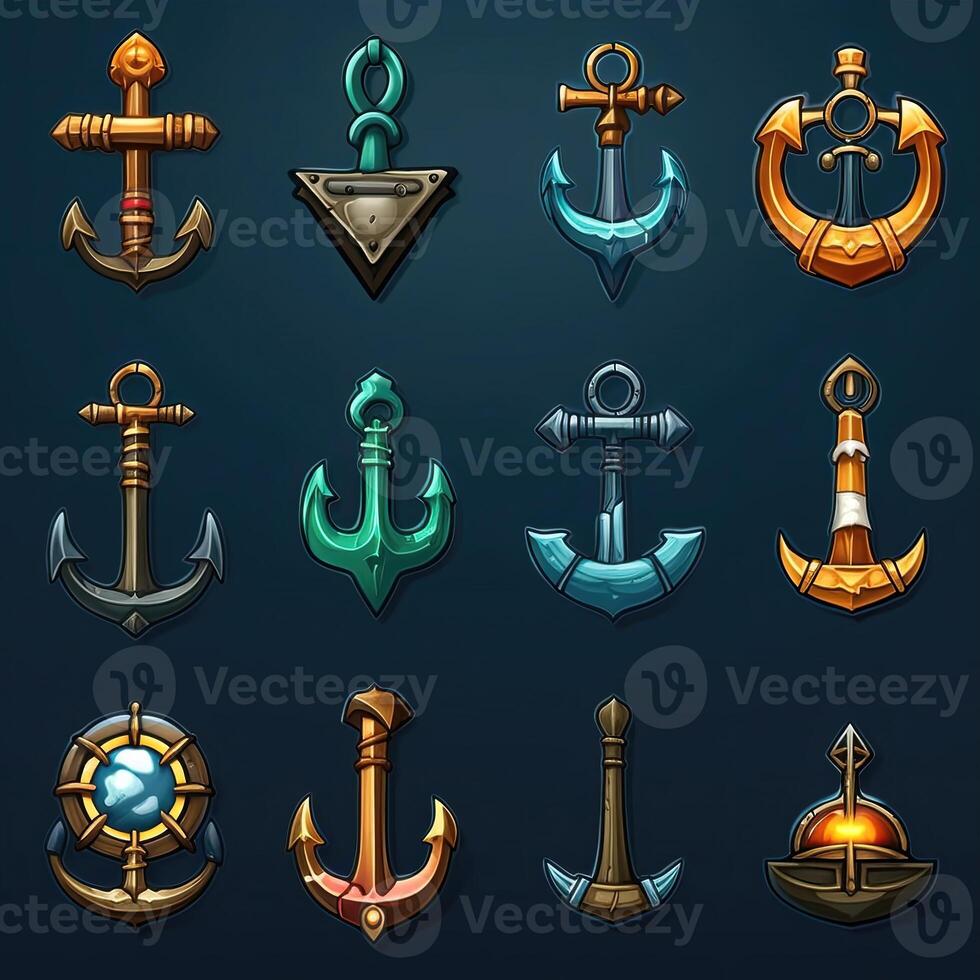 object anchor ship game photo