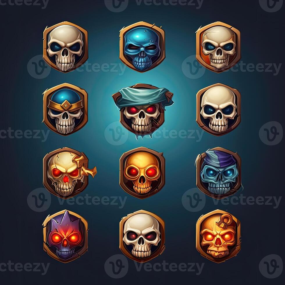 scary skull death game photo