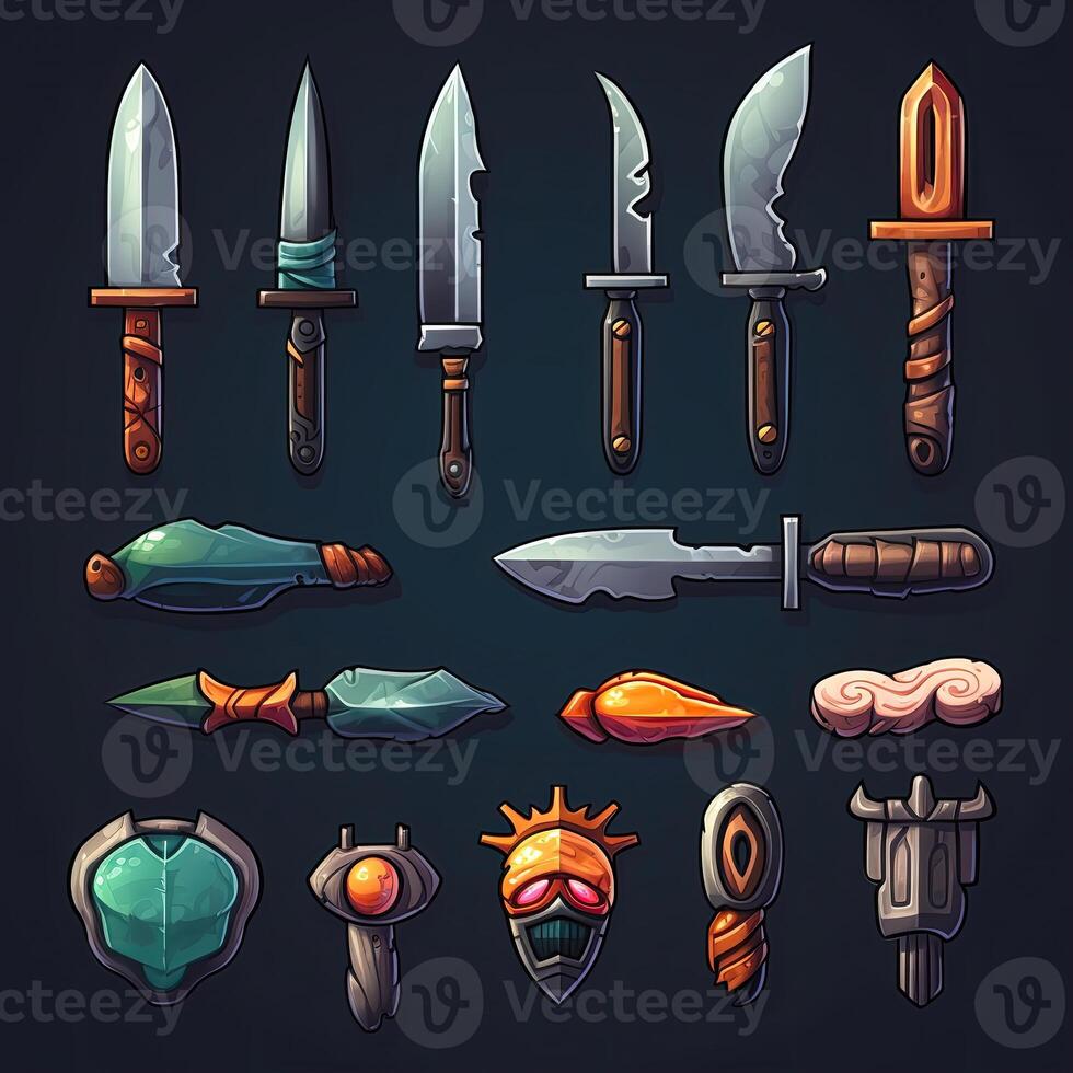 design knife weapon game photo
