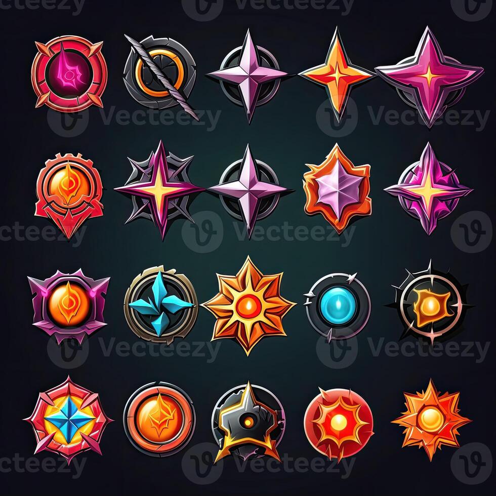 sharp shuriken weapon game photo
