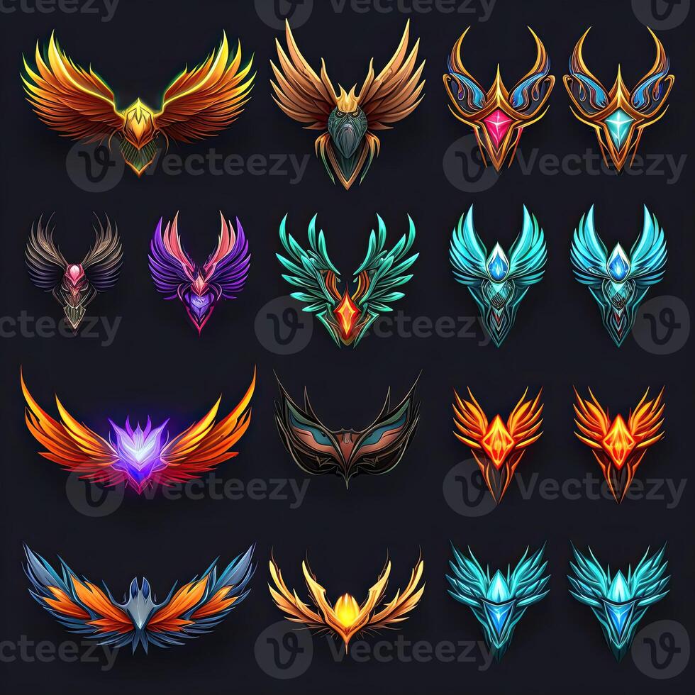 emblem wing eagle game photo