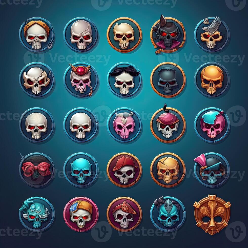 background skull death game photo