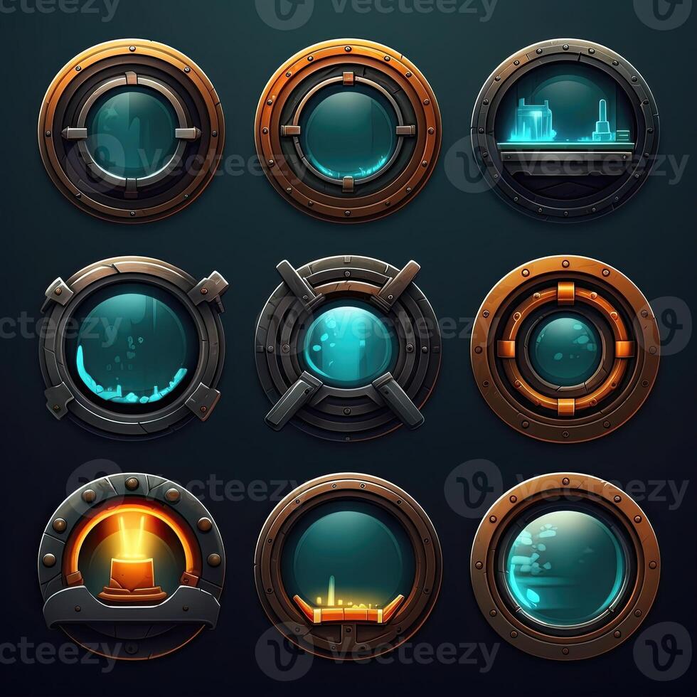 nautical porthole window game photo