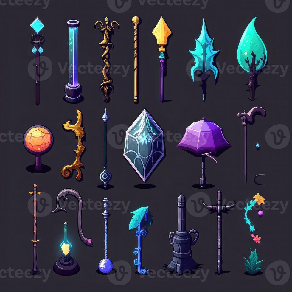 wand game magic walk stick ai generated 23774799 Stock Photo at Vecteezy