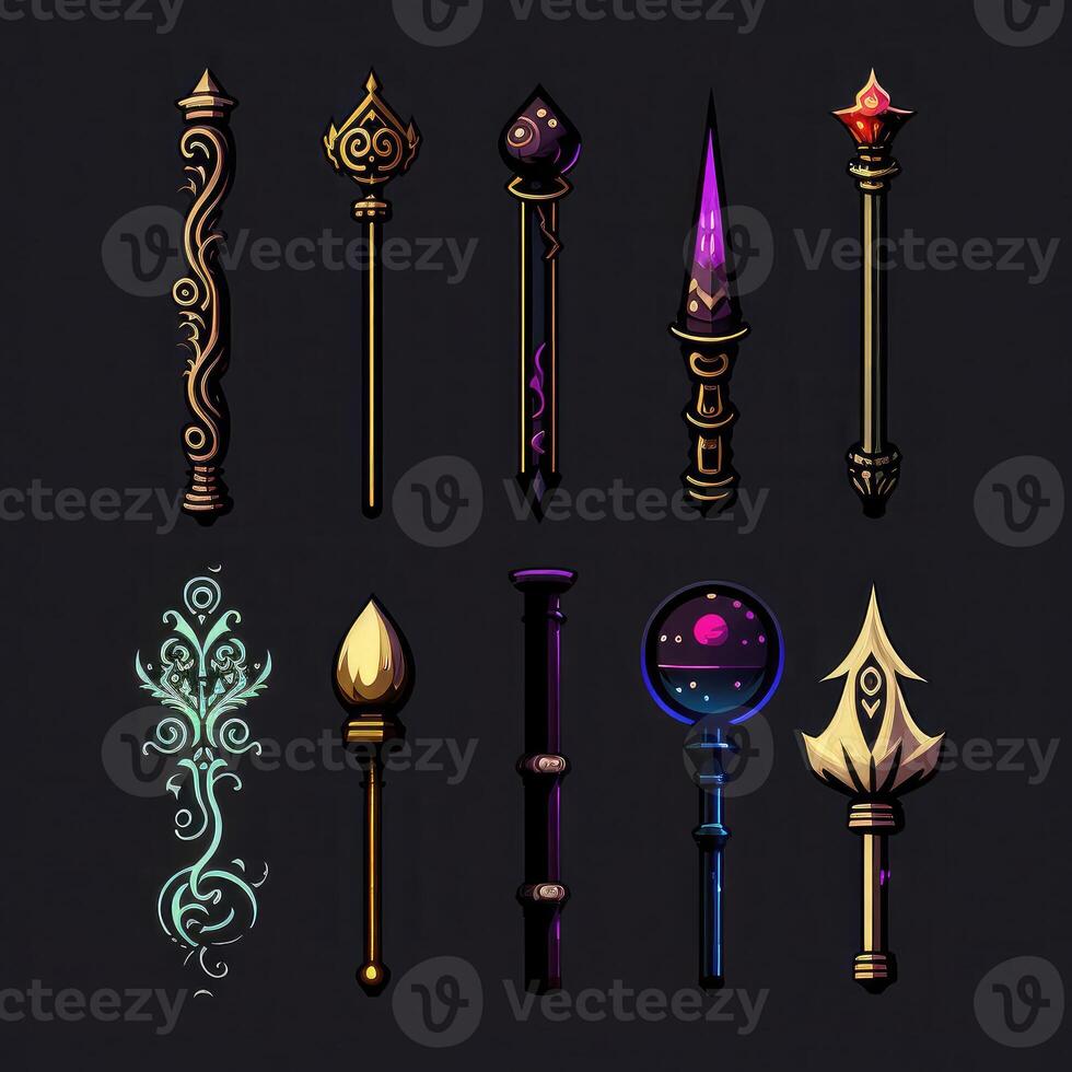equipment game magic walk stick photo