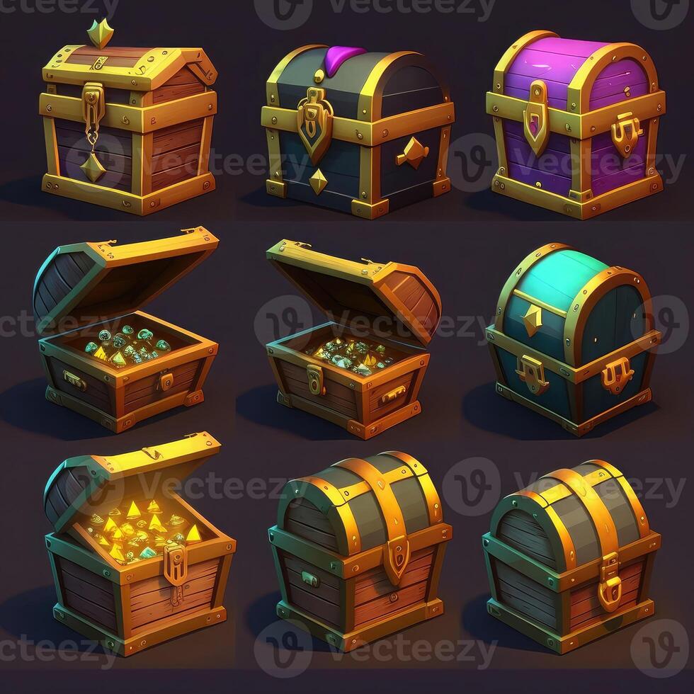 object game treasure chest photo