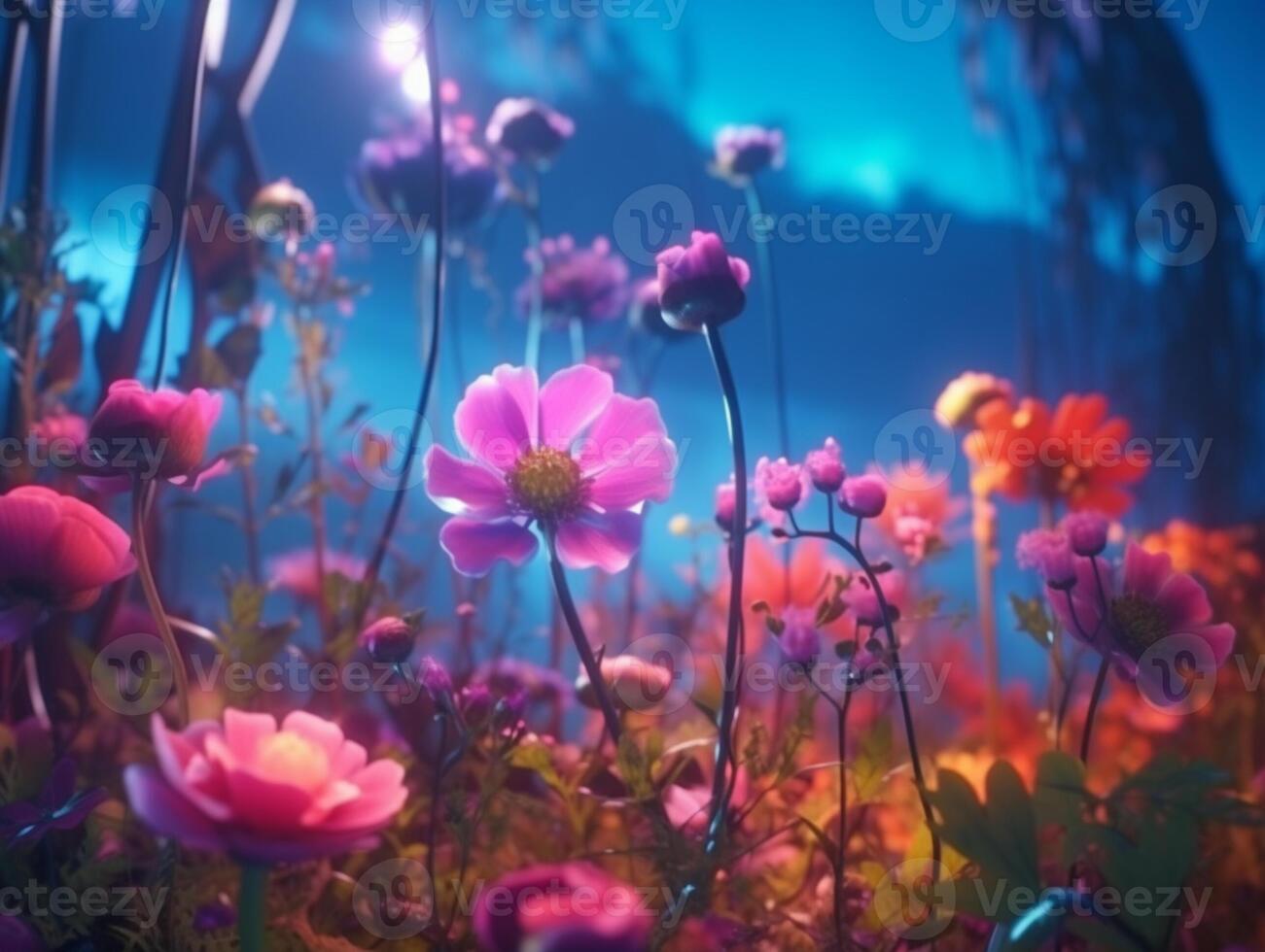 Spring Flower Natural Background Illustration photo