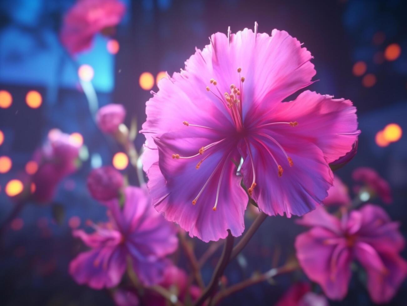 Spring Flower Natural Background Illustration photo