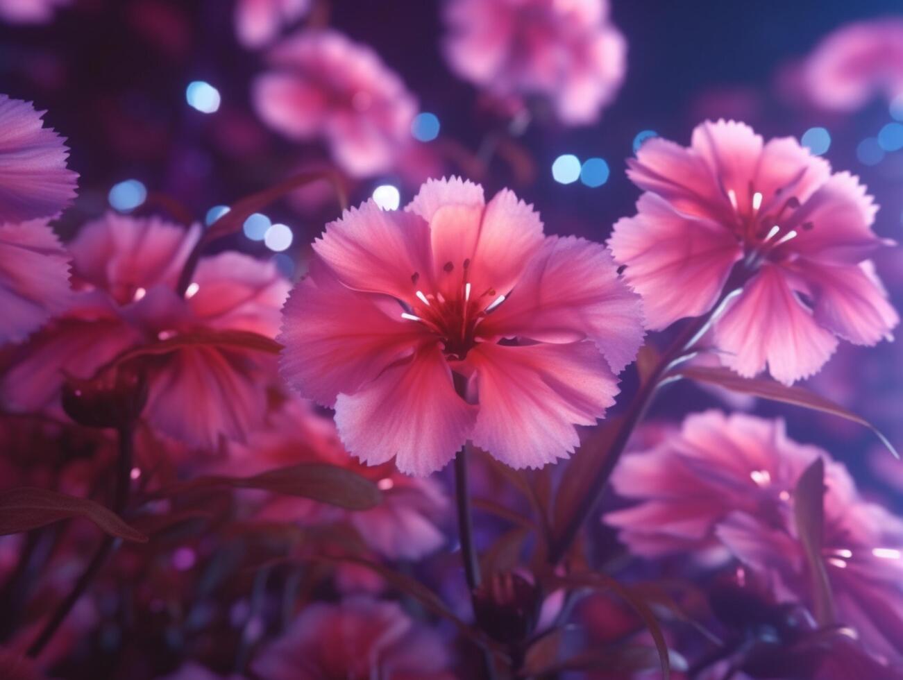 Spring Flower Natural Background Illustration photo