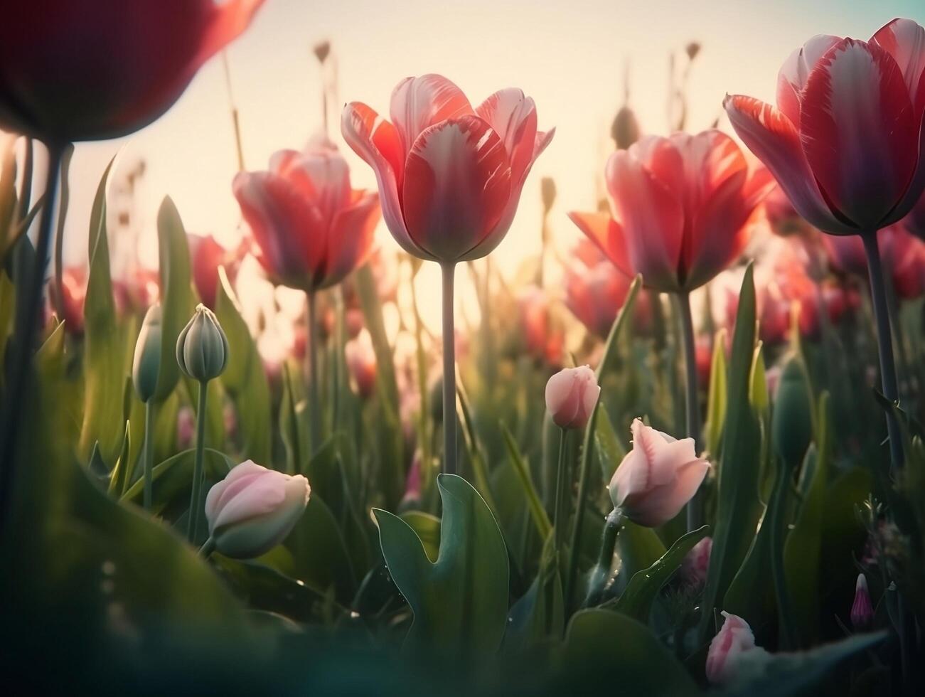 Tulip Flower. aesthetic photo