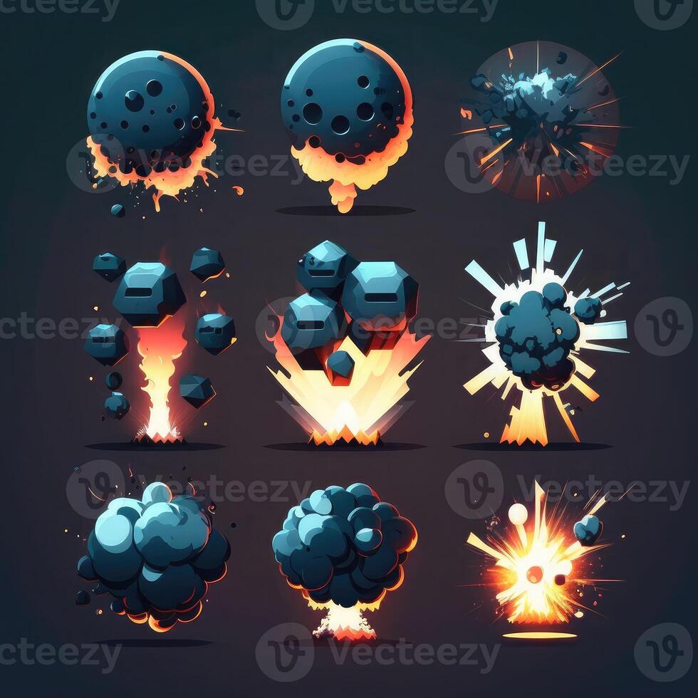 boom game bomb explosion photo