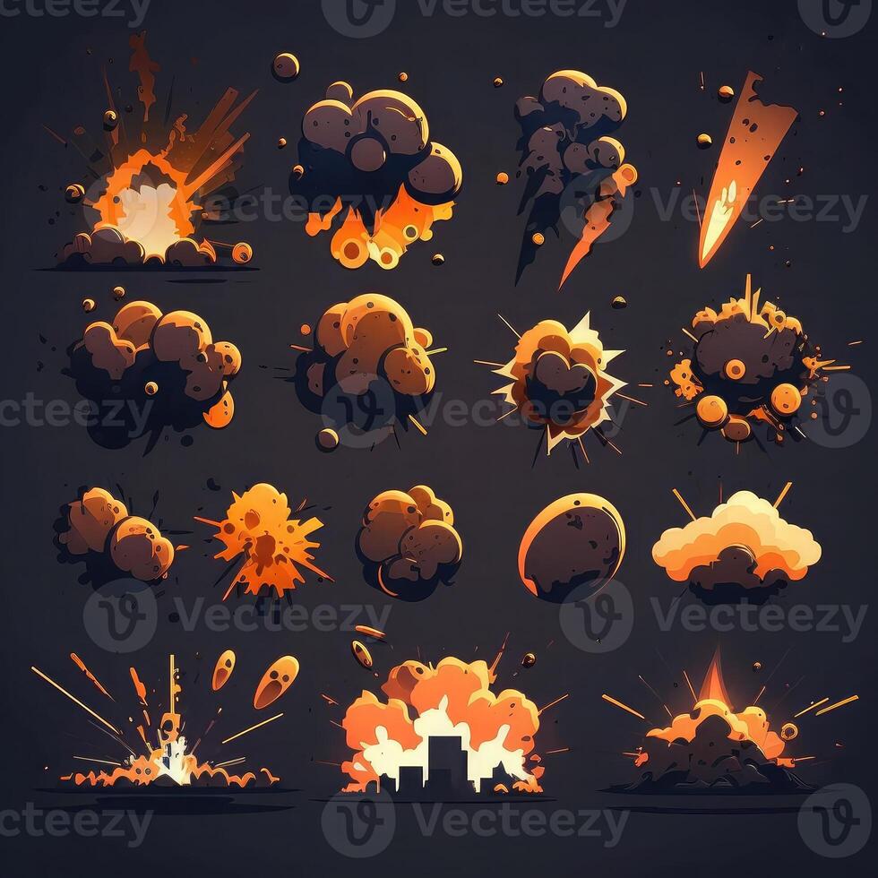 explosive game bomb explosion photo