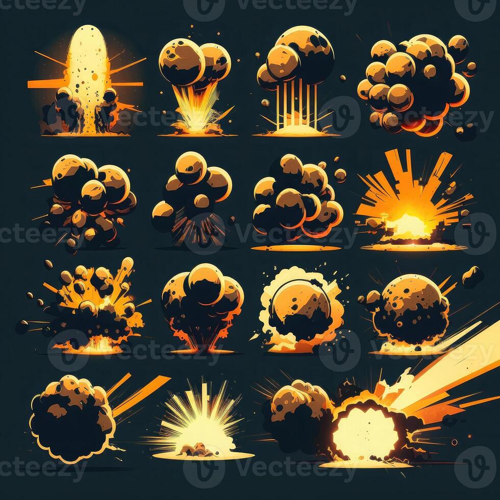 burst game bomb explosion photo