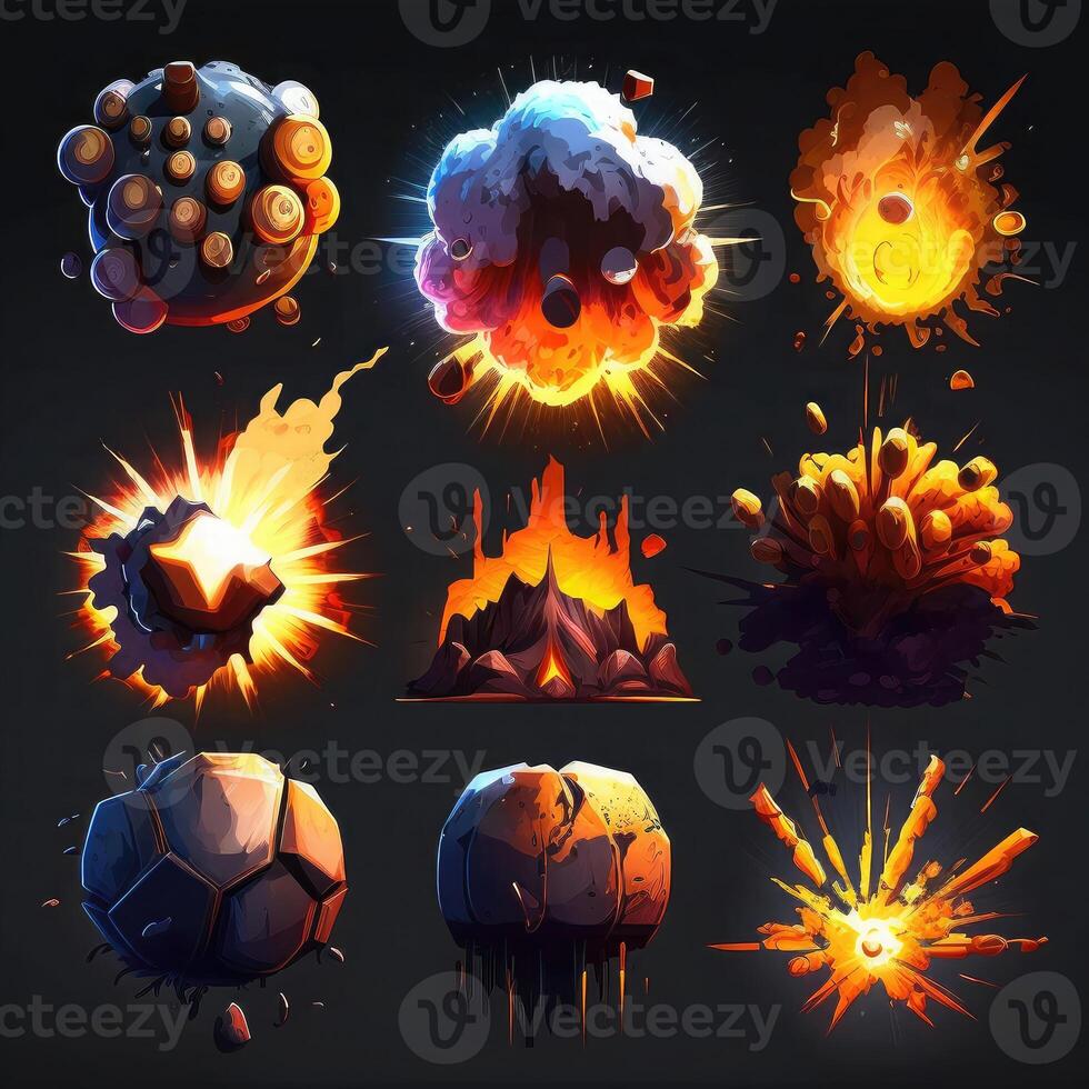 power game bomb explosion photo