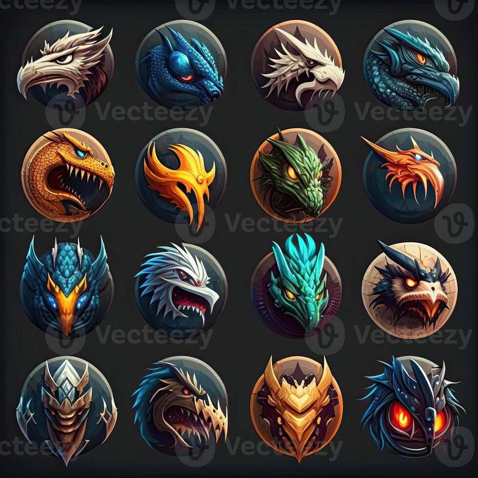 monster dragon character avatar photo