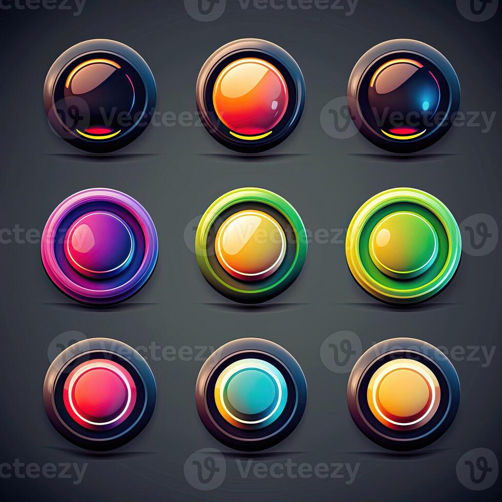 gui round game button photo